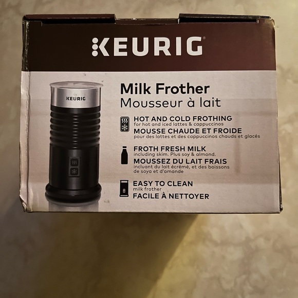 Keurig Milk Frother in Black and Silver - Picture 2 of 5